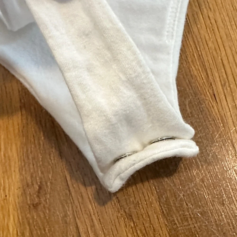 *last chance* nuuds | Women’s White Long Sleeve Bodysuit - Picture 14 of 16